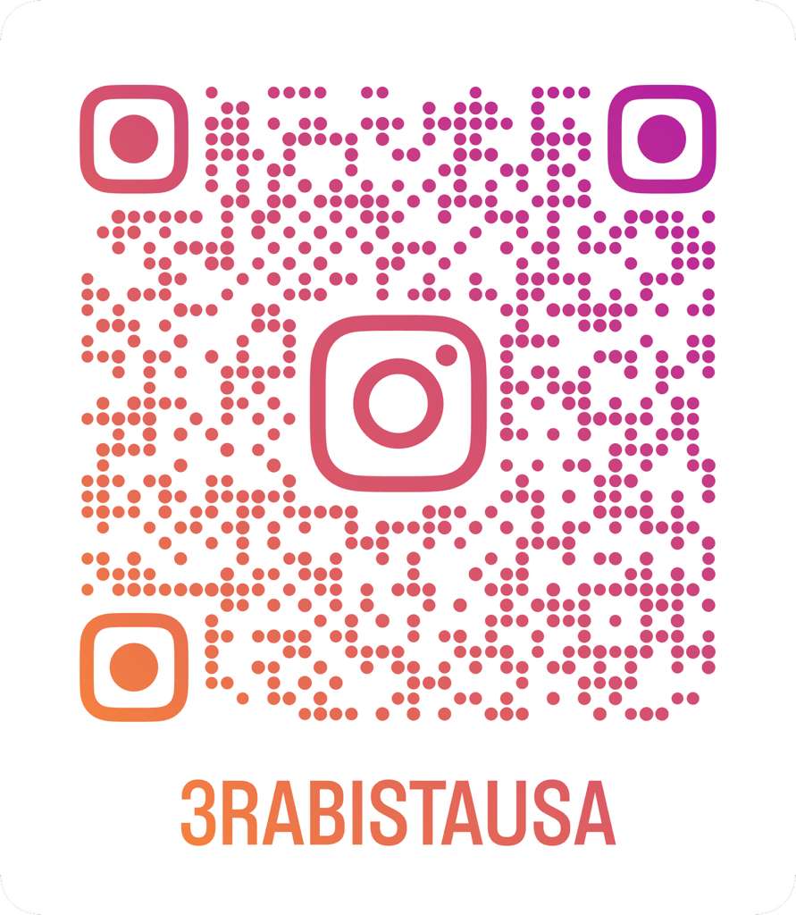 Official Instagram QR Code for @3RABISTAUSA
